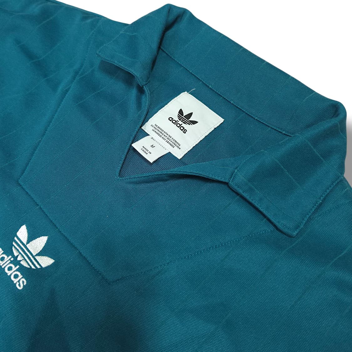 [M] 아디다스 리얼 틸 화이트 카라 드릴 풀 오버 아노락 상품이미지8