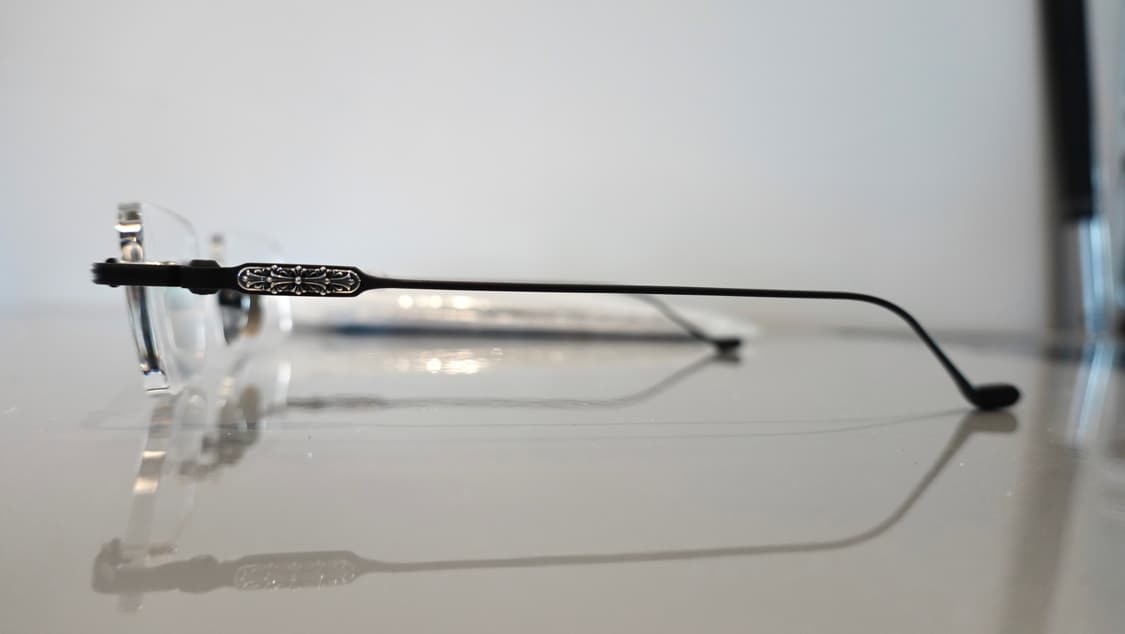 크롬하츠 소퍼스2 맷블랙/샤이닝 실버 안경 상품이미지5