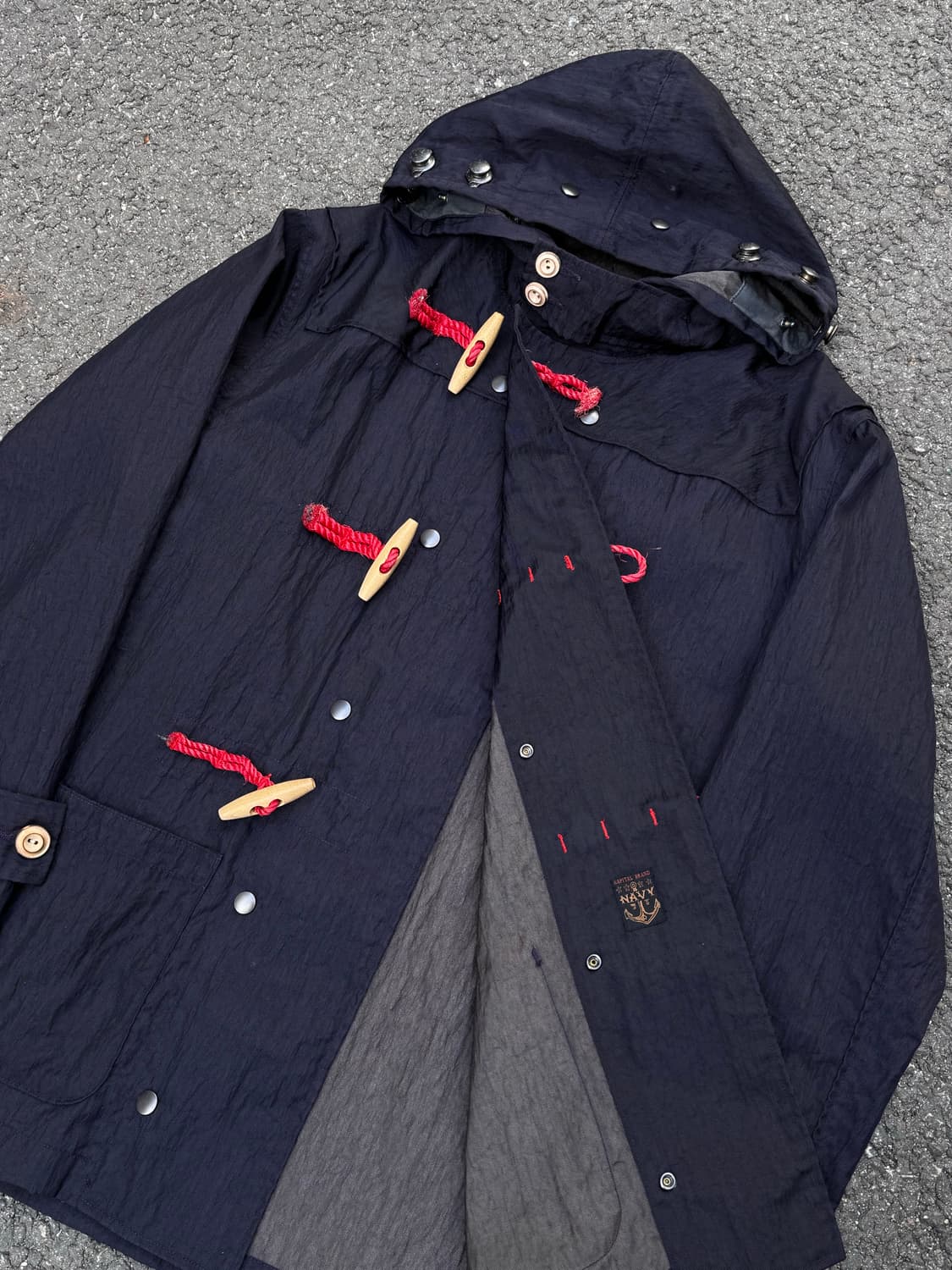 캐피탈 네이비 더플 토글 후드자켓  상품이미지1