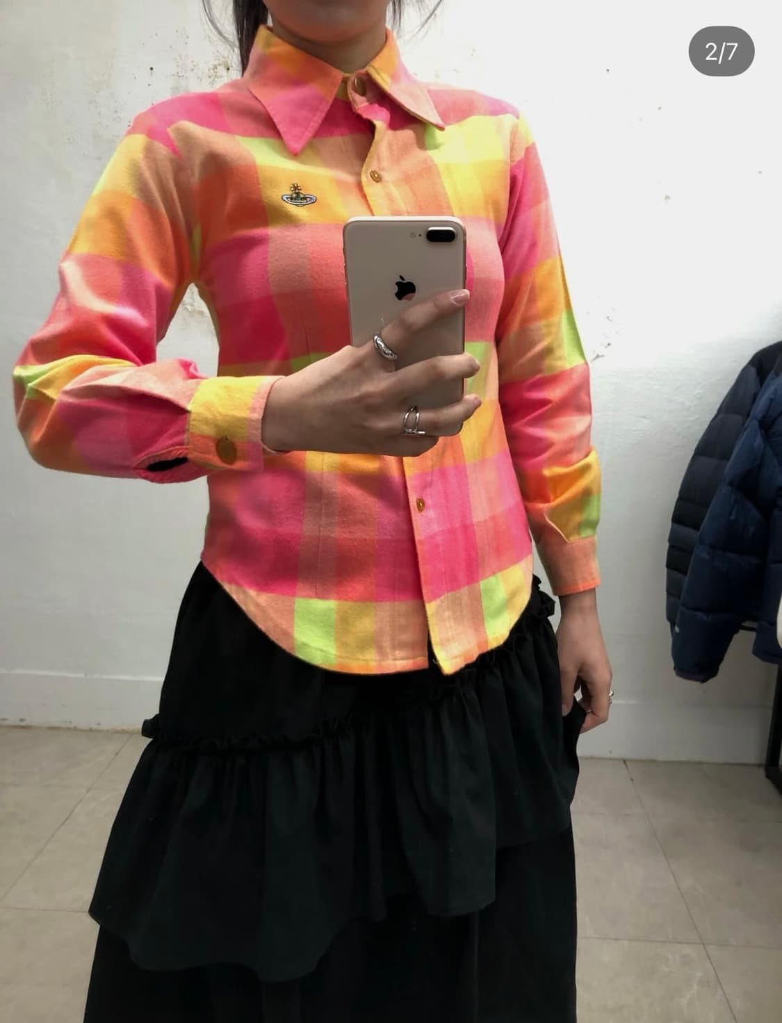 비비안웨스트우드 플란넬 셔츠 상품이미지1