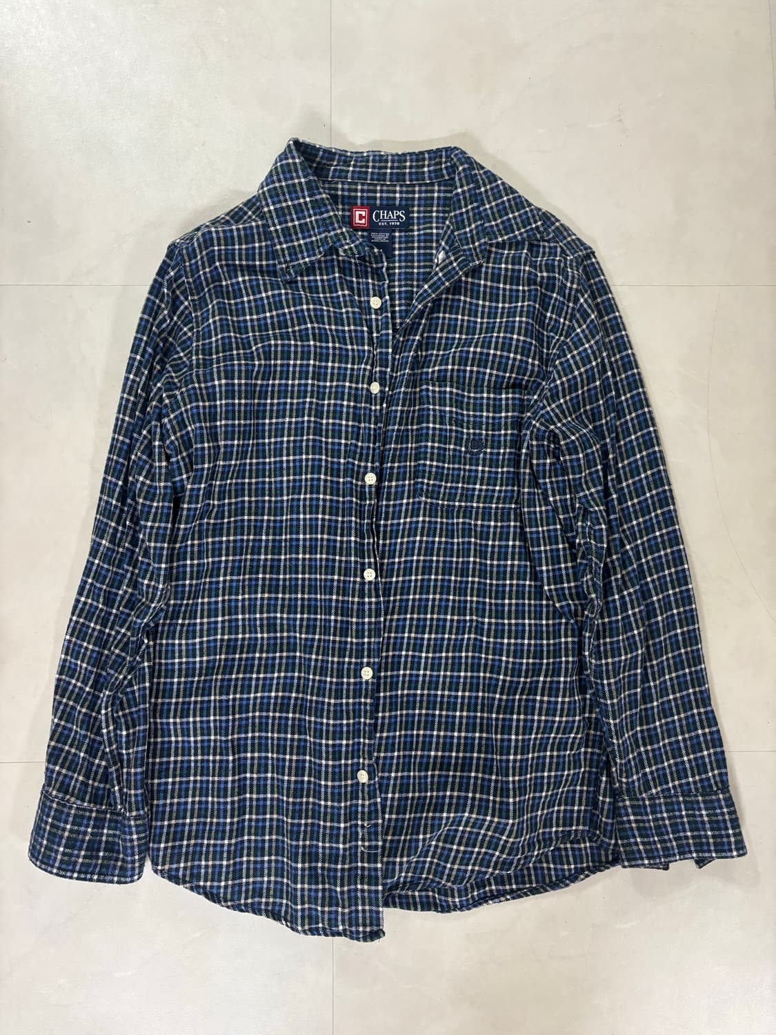 빈티지 체크 셔츠 상품이미지1