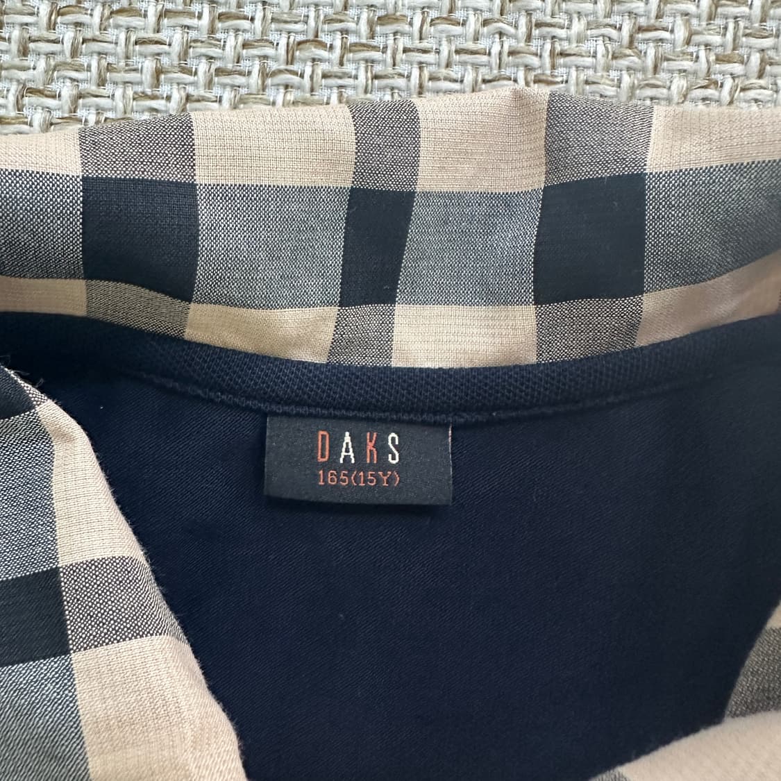 165 닥스 키즈 체크 프릴 원피스 0413D 상품이미지2