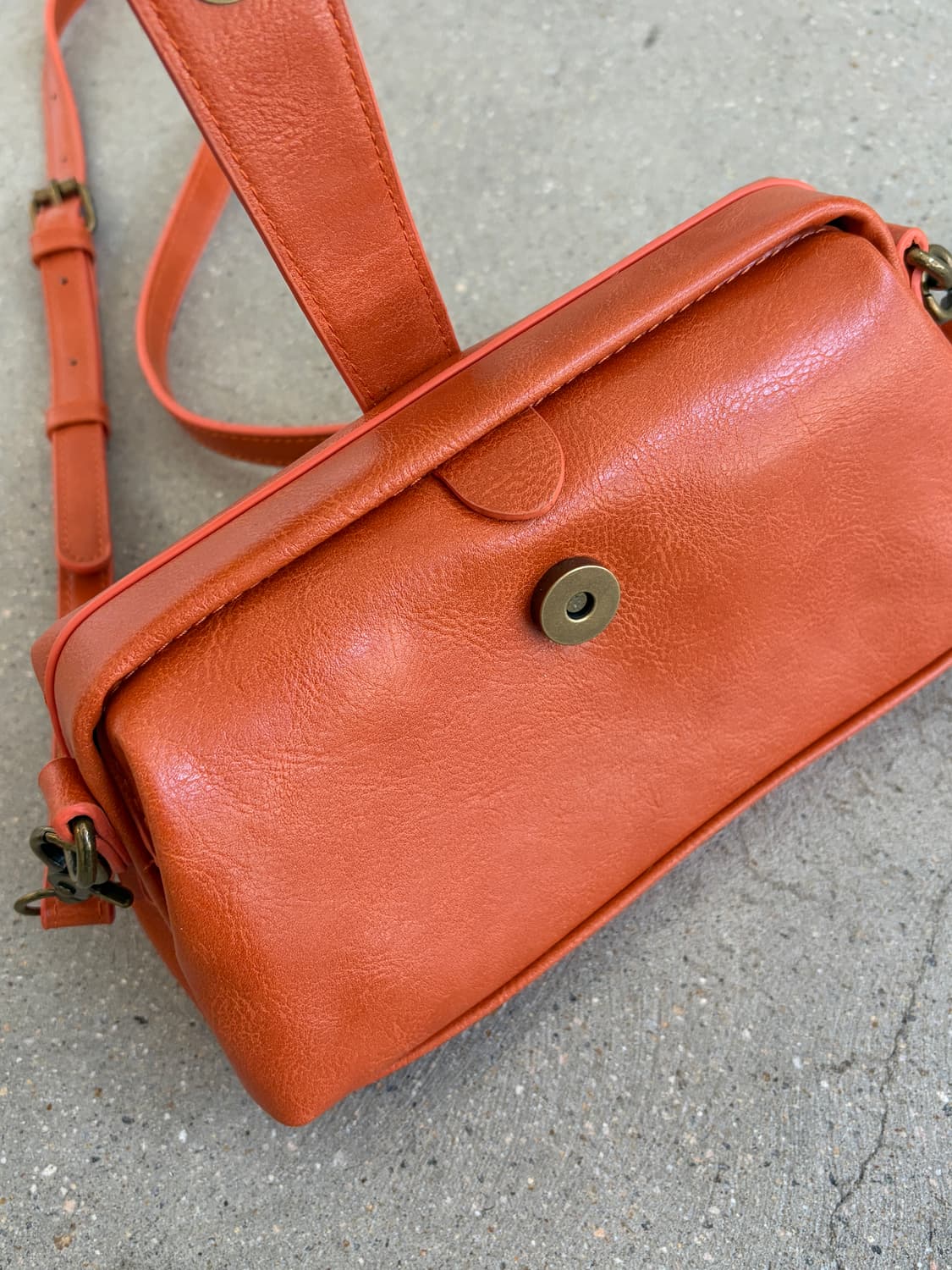 vintage leather bag   상품이미지5