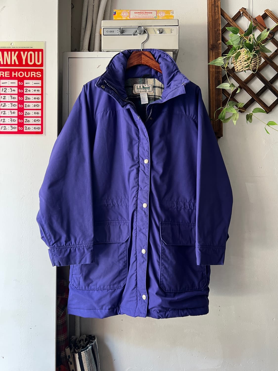 [M]80's 엘엘빈 USA 퍼플 마운틴 파카 상품이미지1