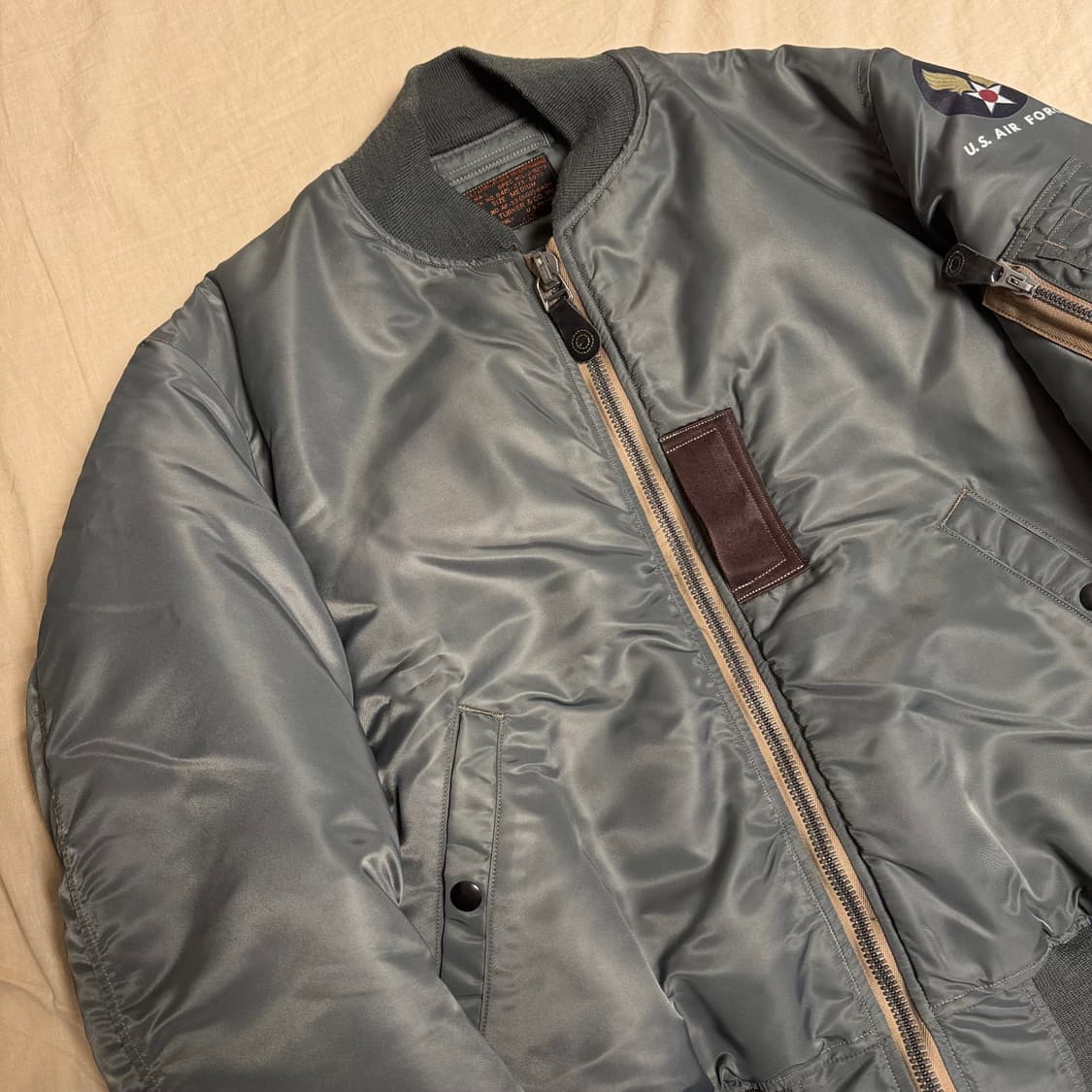 [M]버즈릭슨 알버트터너 ma-1 세이지그린 상품이미지5