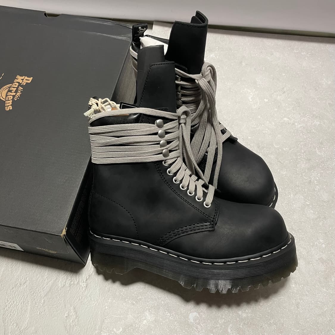 [240] 릭오웬스 닥터마틴 쿼드솔 스틸토 부츠 상품이미지3