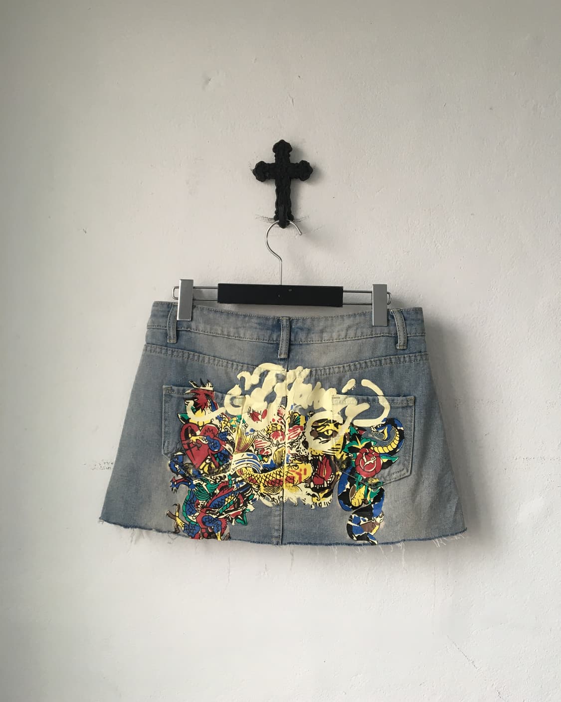 Edhardy printing denim short 상품이미지1