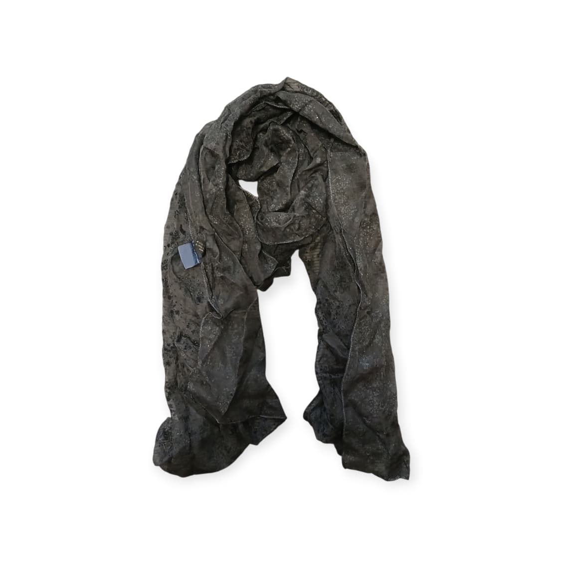 갸루 Marc rozier 별빛 블랙 실크 스카프  상품이미지1