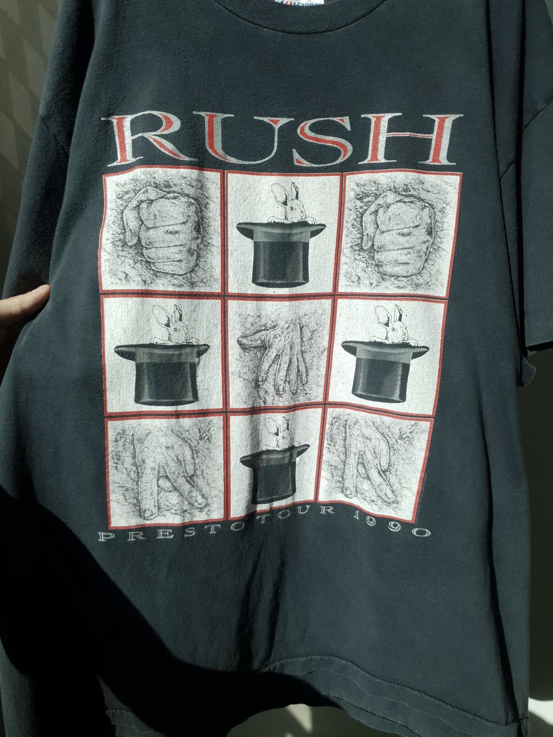 90s Hanes 'RUSH' Official Band Tee 상품이미지5
