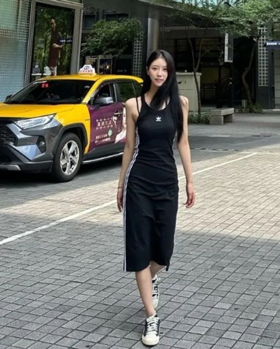 아디다스 아디컬러 클래식 3S 롱 탱크 드레스 상품이미지2