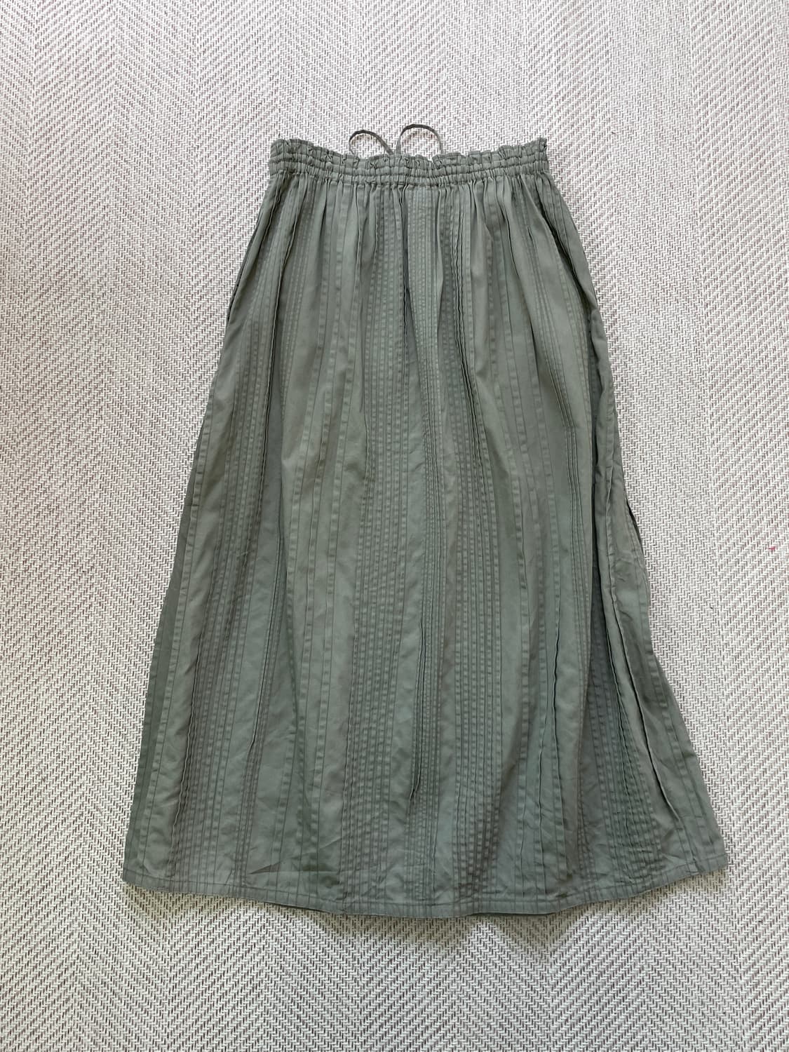 이세이미야케 하이 스포르팅 기어 버티컬 텍스처 밴딩 롱 스커트 상품이미지5