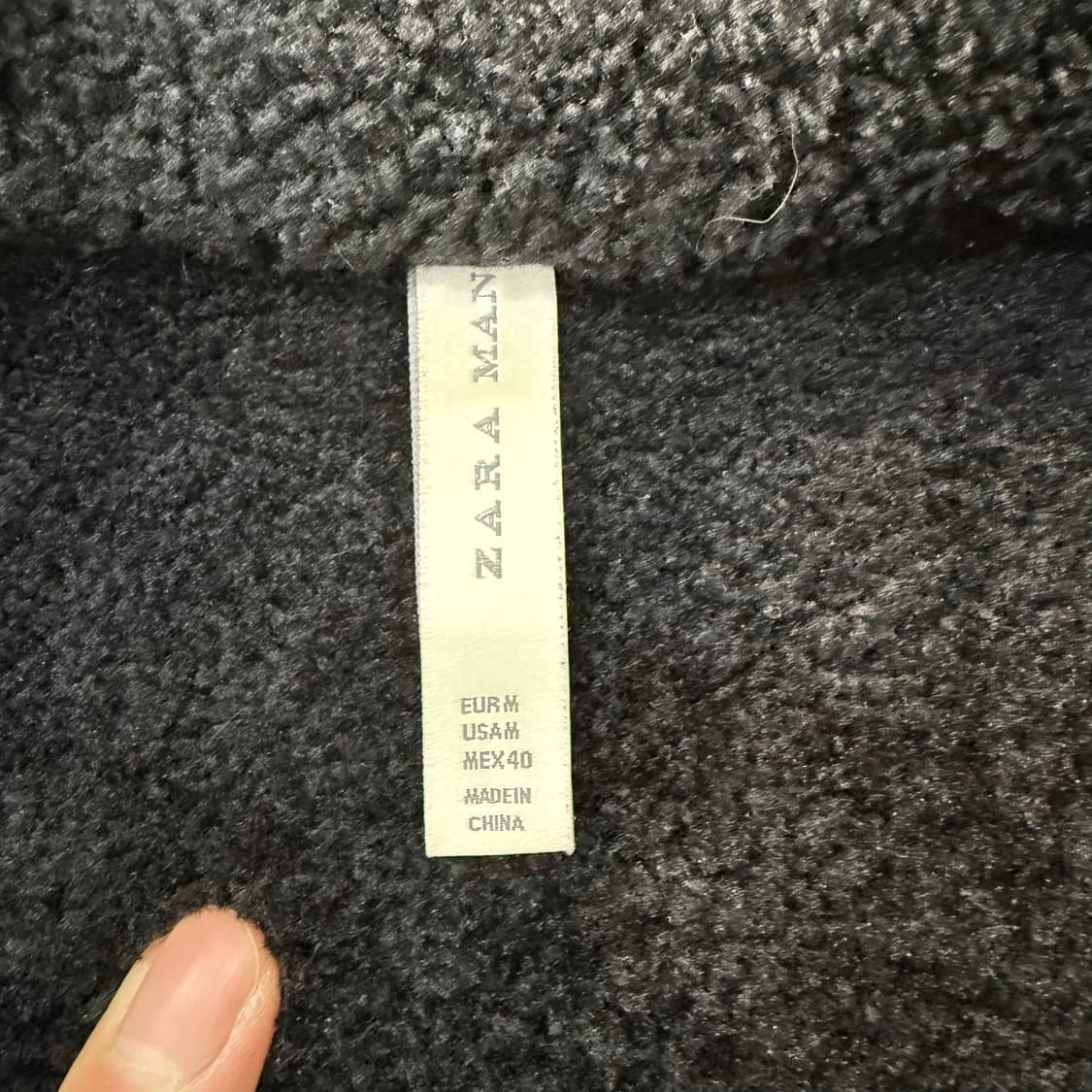 [M] 자라 스웨이드 남성자켓 1223T1 상품이미지3