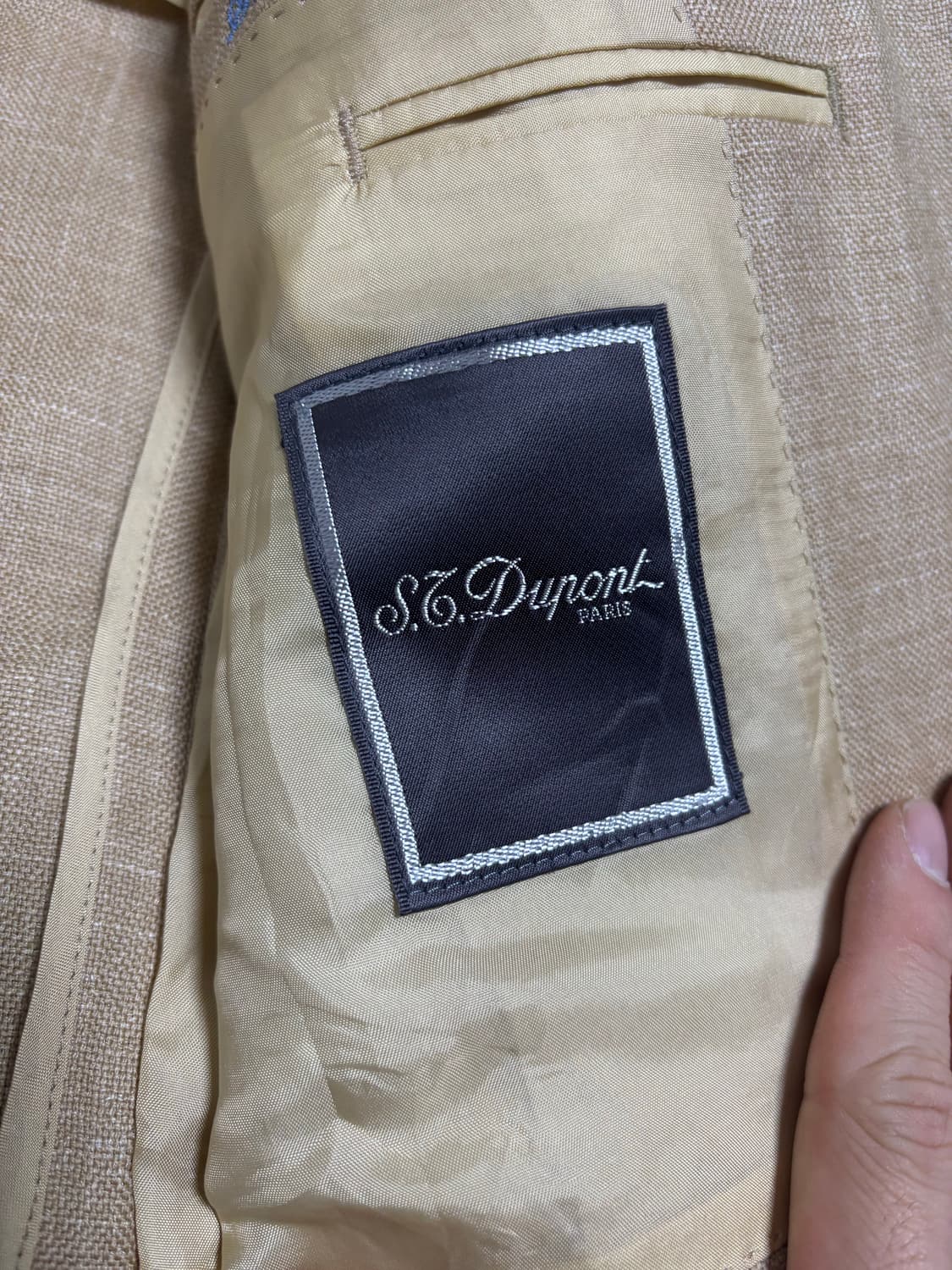 일제 듀퐁 마 혼방 블레이저 사이즈 105 상품이미지4