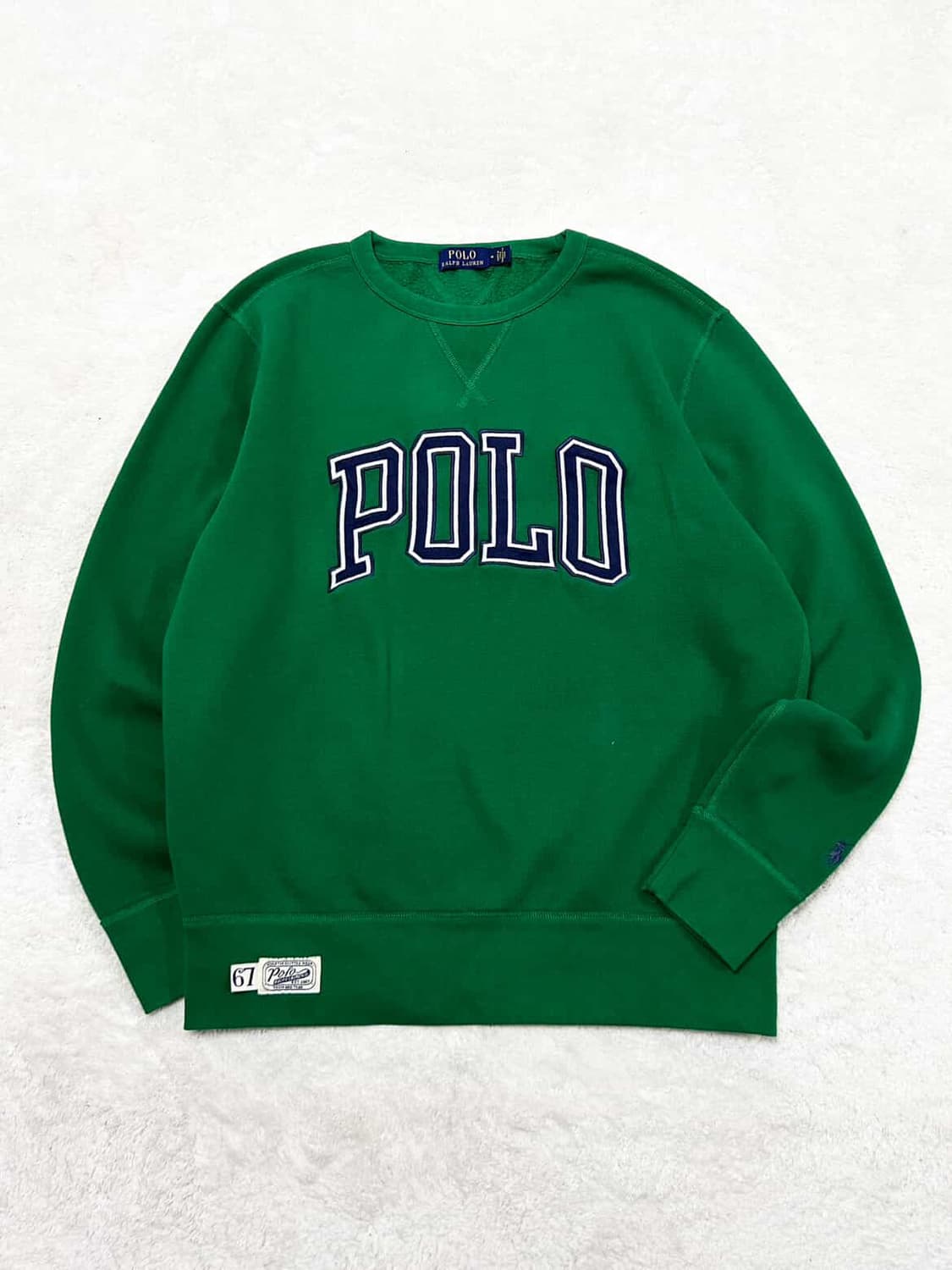 폴로 빅로고 딥그린 맨투맨 상품이미지4