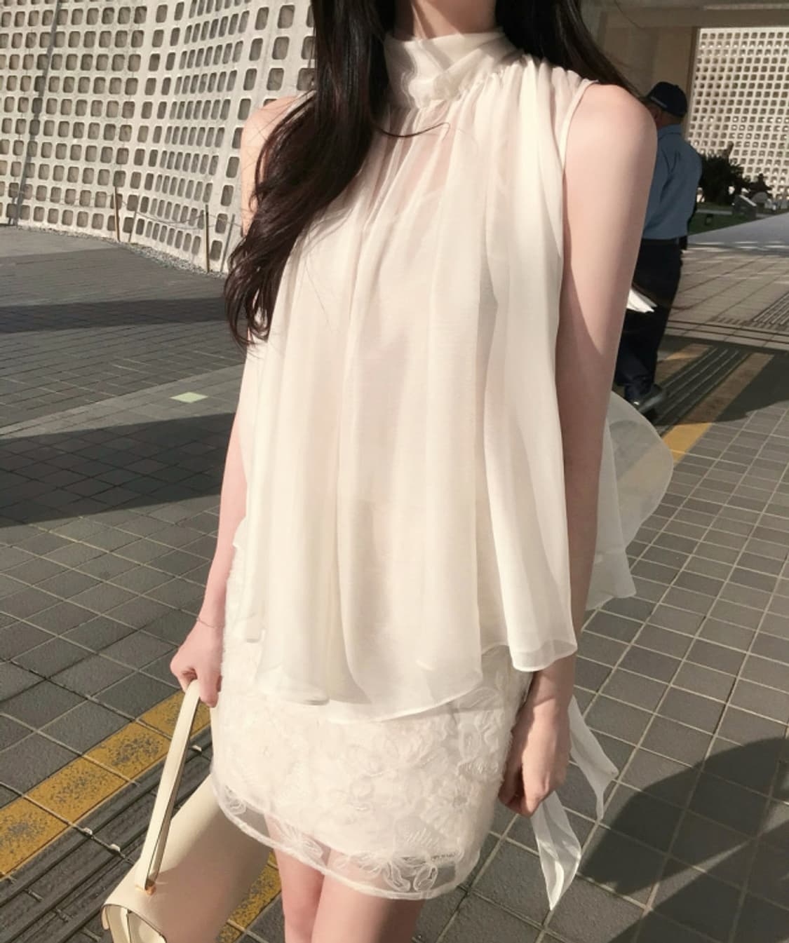 새상품 라벨르블랑 플뢰르 비즈 스커트 m 상품이미지2