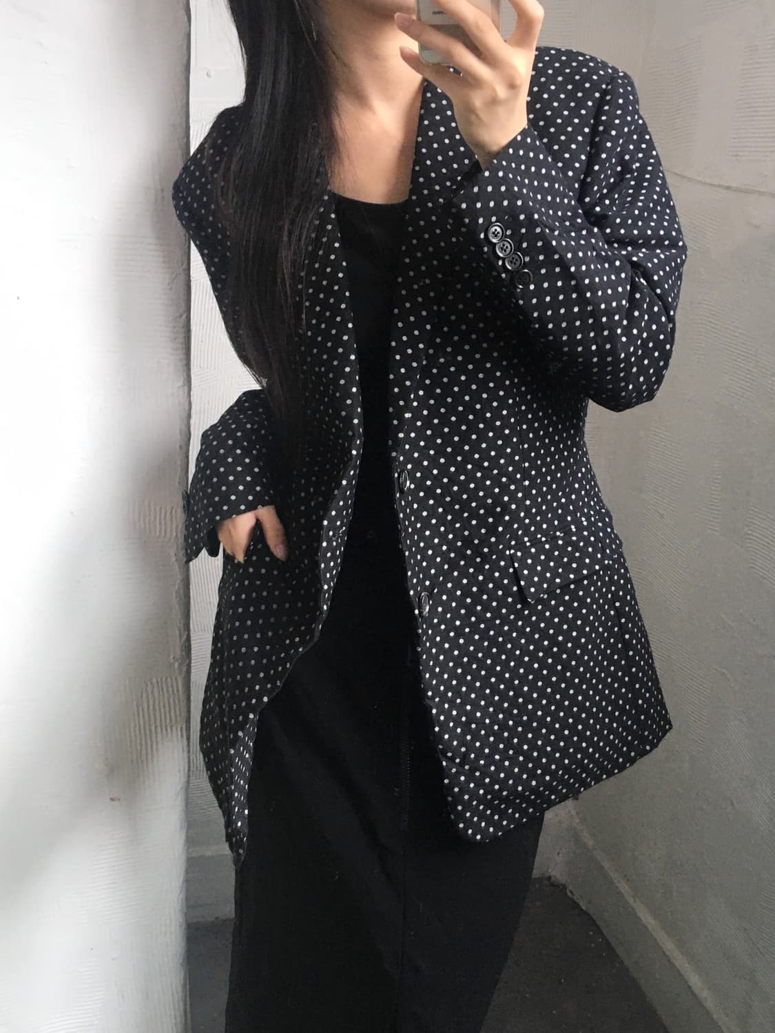 Dior 크리스찬 디올 옴므 17SS 도트 나로 라펠 울 블레이저 상품이미지1