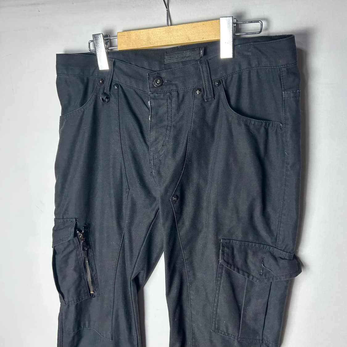 [Gostar De Fuga] 푸가 펑크 본디지 아일렛 신치백 카고팬츠 상품이미지4