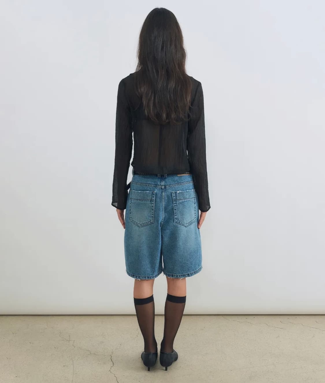인사일런스 버뮤다 데님 (s size) 상품이미지3