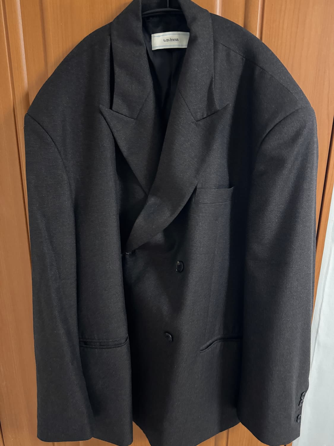 웨이비니스 대디핏 울 블레이저 2size 상품이미지3
