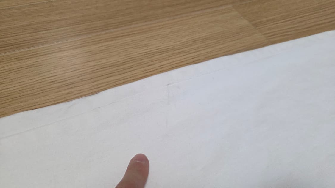 알레그리 크림 화이트 데님 팬츠 상품이미지7