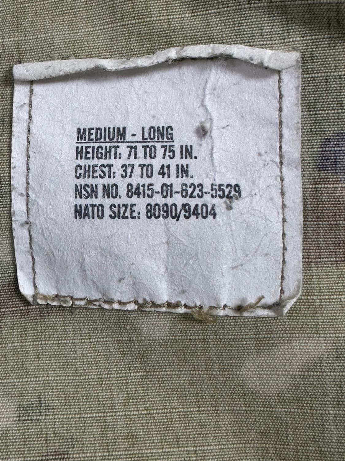 미군 OCP 멀티캠 전투복 상의 (M/L) (L) 상품이미지8
