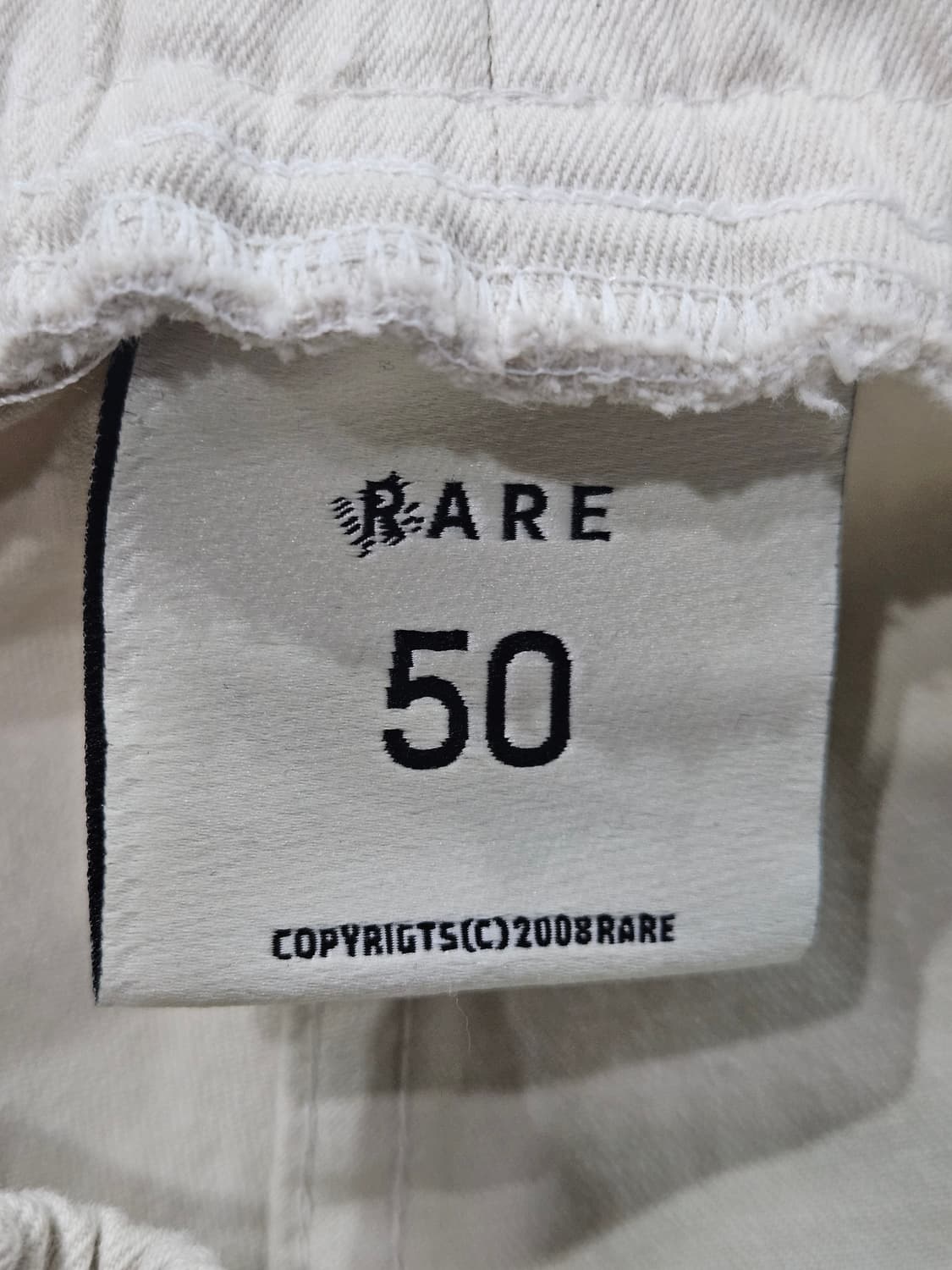 RARE 아이보리컬러 남성 슬림핏 허리 30~32 스판 카고 조거팬츠  상품이미지3