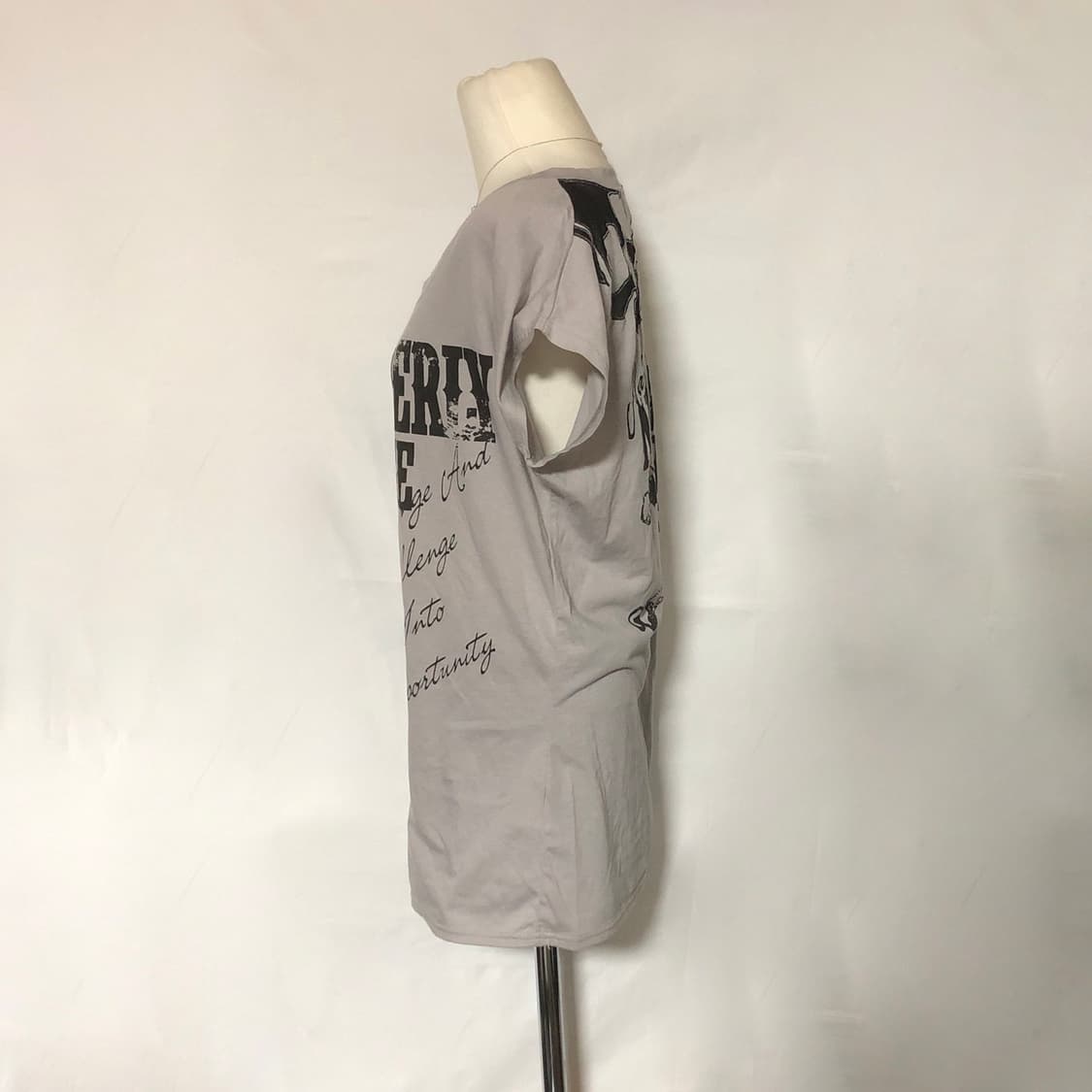 고스트 오브 하렘 스컬 티셔츠 그레이 상품이미지6