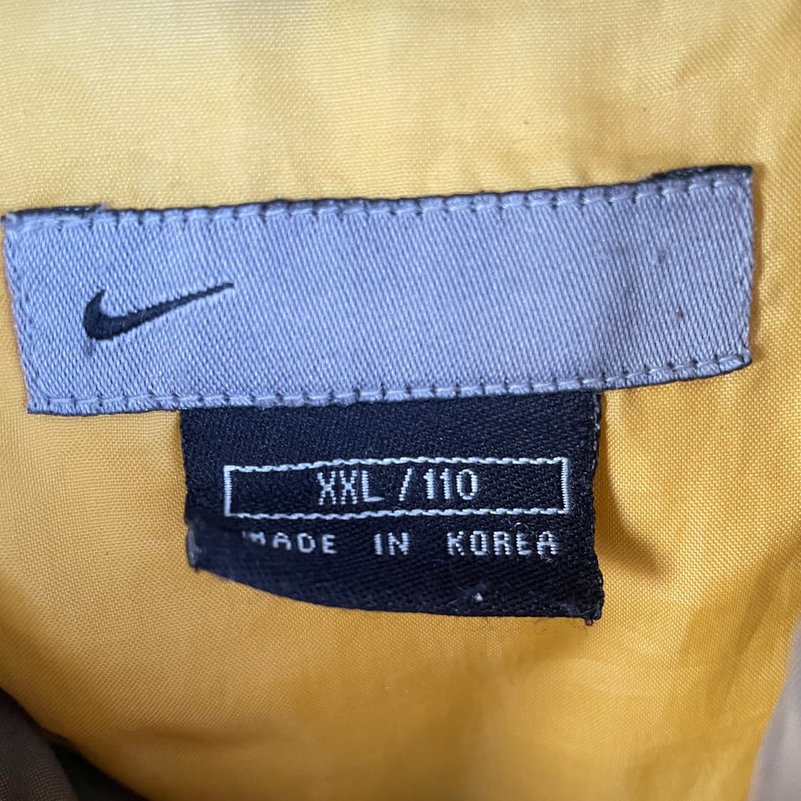 00s 나이키 대장급 브라운 덕다운 올드스쿨 푸퍼 패딩 XXL 상품이미지6