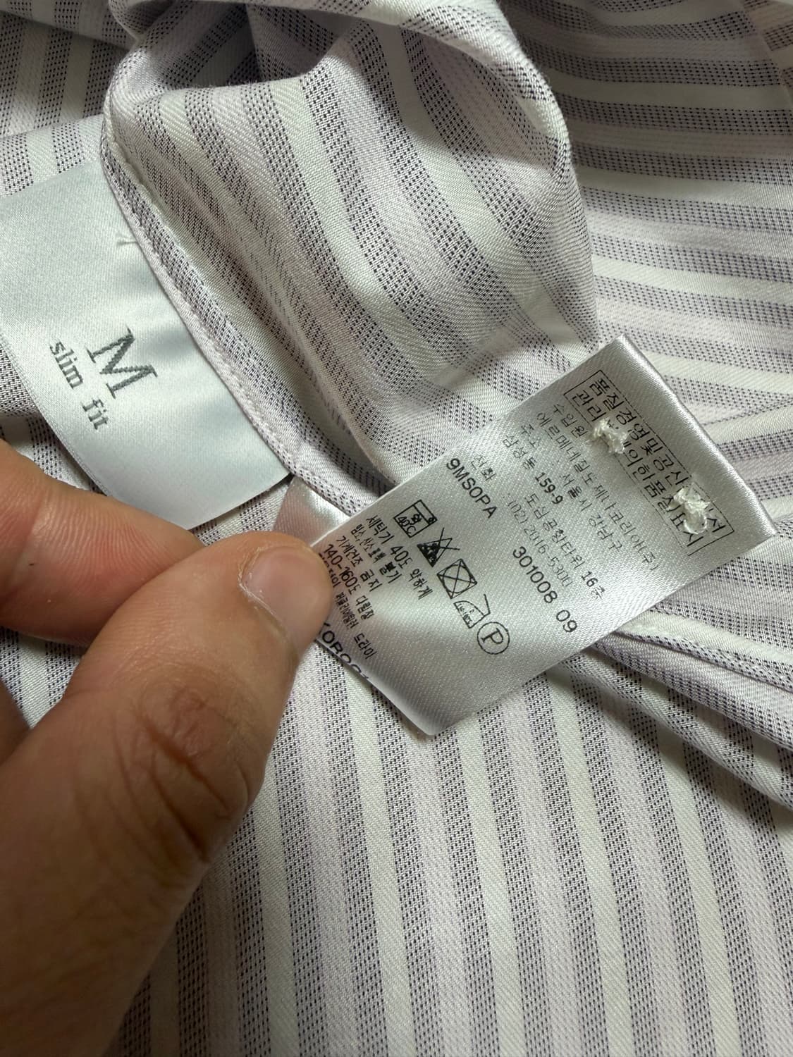 Ermenegildo Zegna 에르메네질도 제냐 스트라이프 드레스 셔츠 상품이미지7