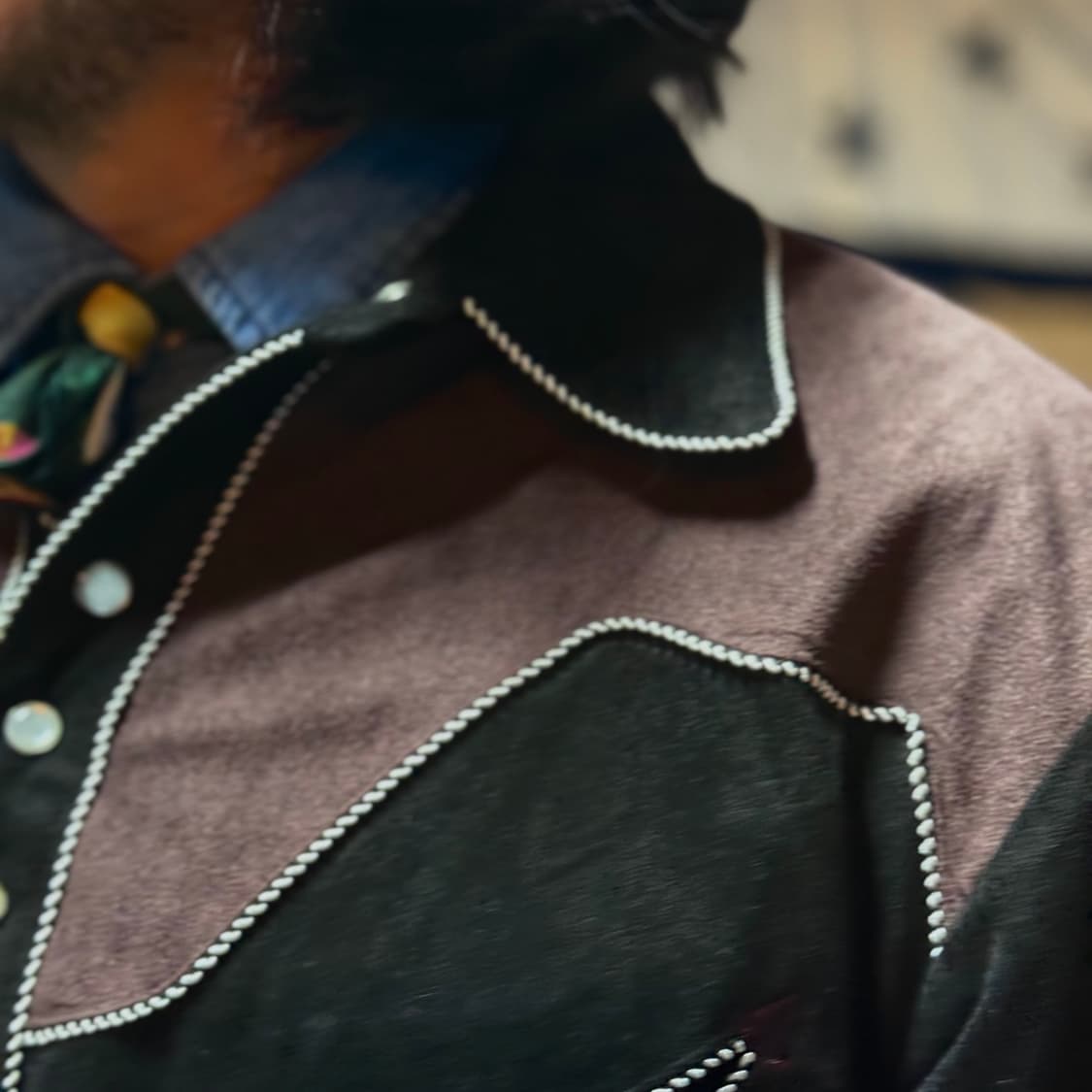 볼지 브라더스 웨스턴 피치 스킨 셔츠 자켓 M 상품이미지10