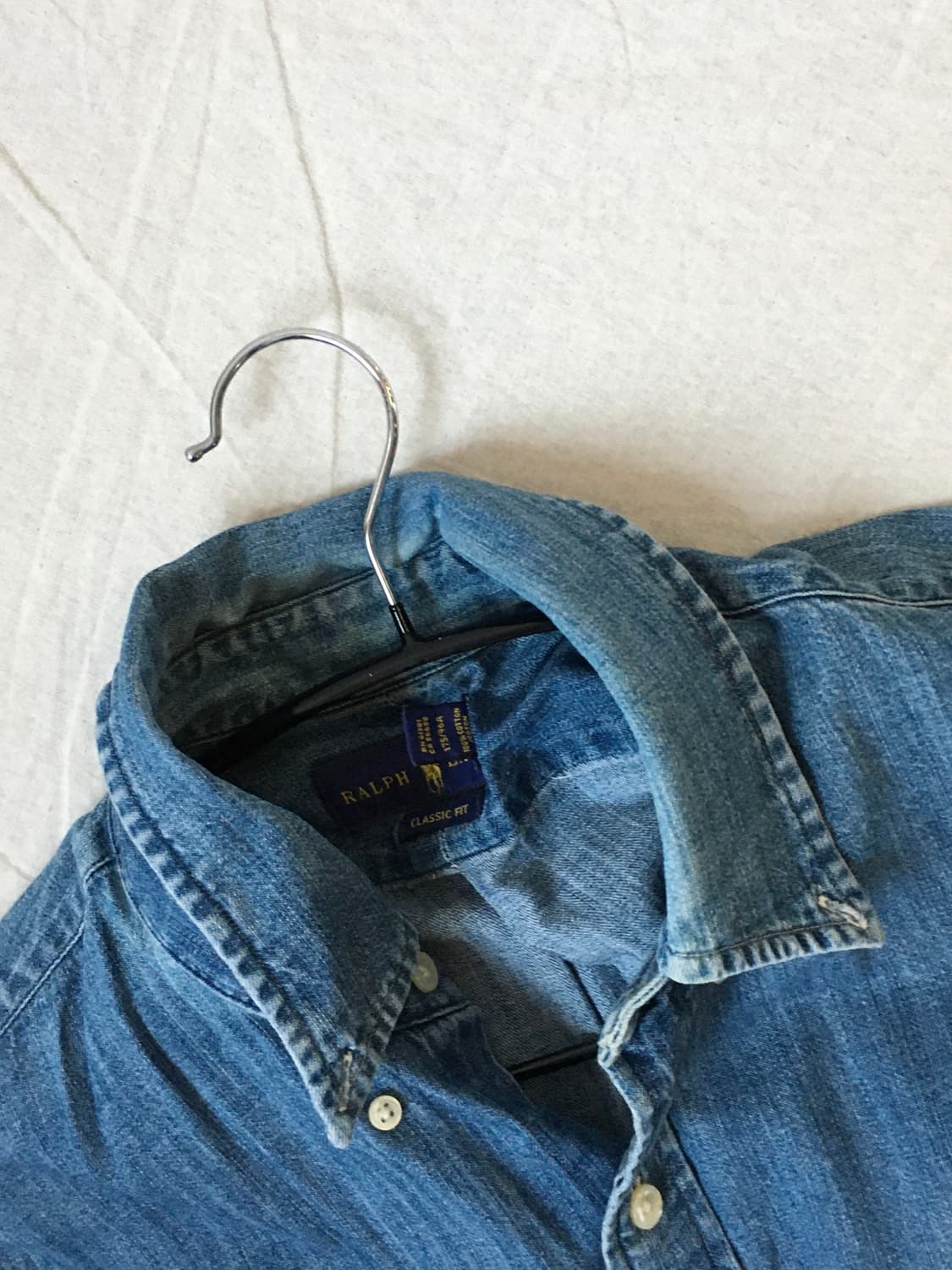 폴로 랄프로렌 자수 데님 셔츠 상품이미지5