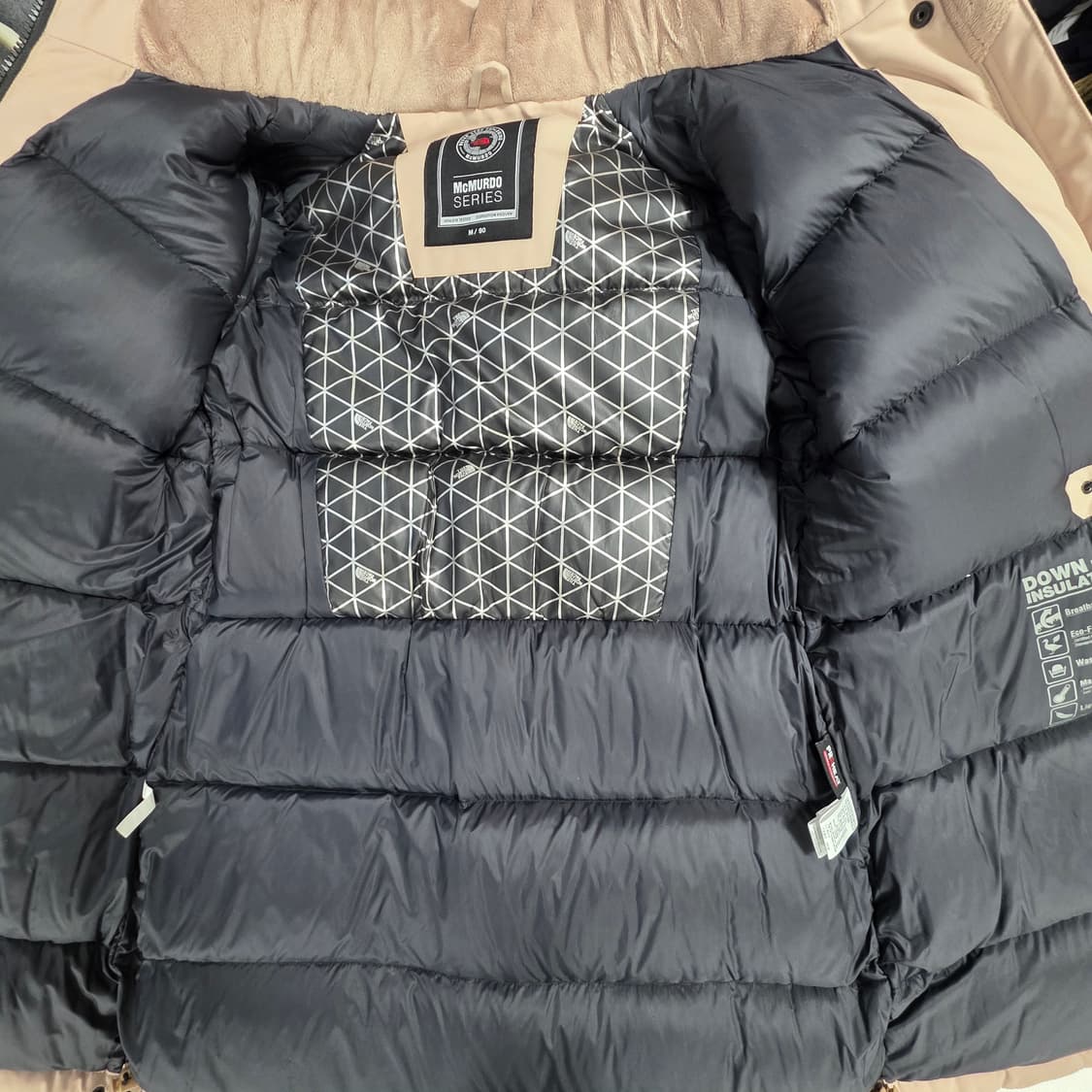 0731 [THE NORTH FACE] 맥머도 시리즈 베이지 롱패딩 90 상품이미지7