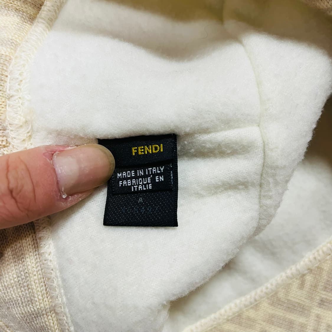 펜디 구형 모노그램 울 100% 빈티지 벙거지 상품이미지8