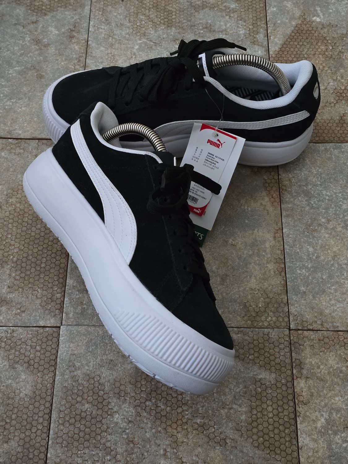 (230)푸마 스웨이드 마유 블랙  상품이미지4