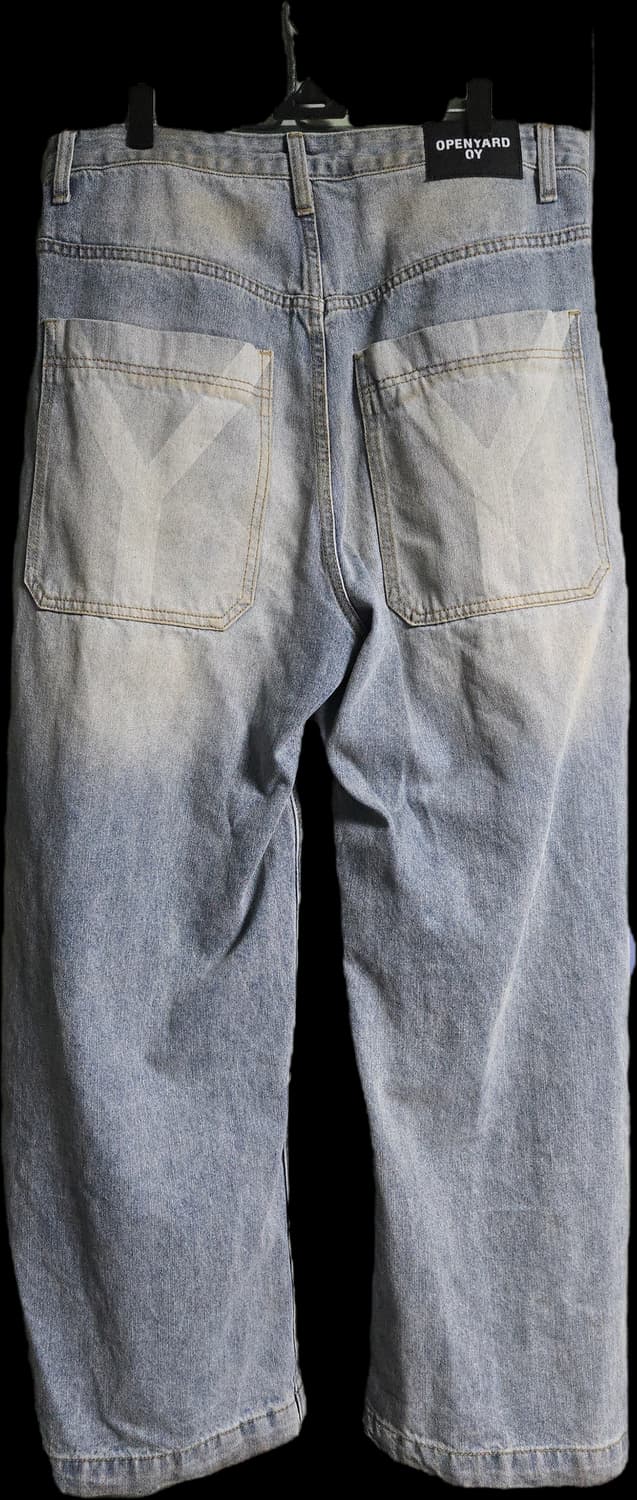 OY 오와이 LASER WIDE VOLUME PANTS - BLUE
 M 상품이미지3