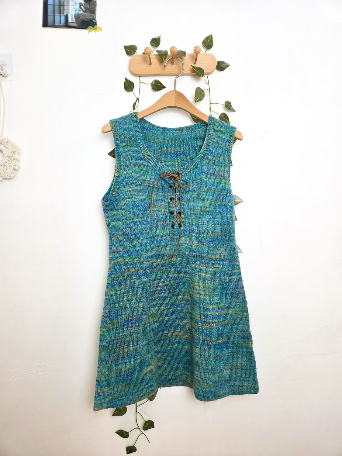 그라데이션 컬러 니트 원피스 상품이미지1