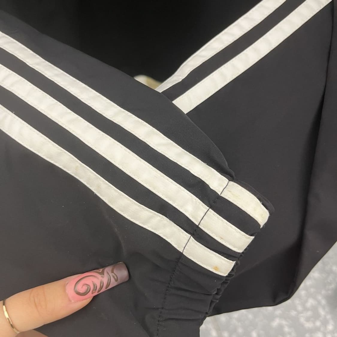 아디다스 올드스쿨 레트로 00s 오렌지 바람막이 자켓 110 C12034 상품이미지8