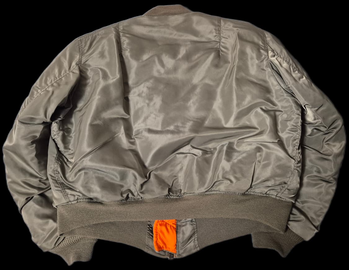 [XL] 알파인더스트리 정밀복각 1968 ma-1 세이지 그린 데드스탁급 상품이미지2