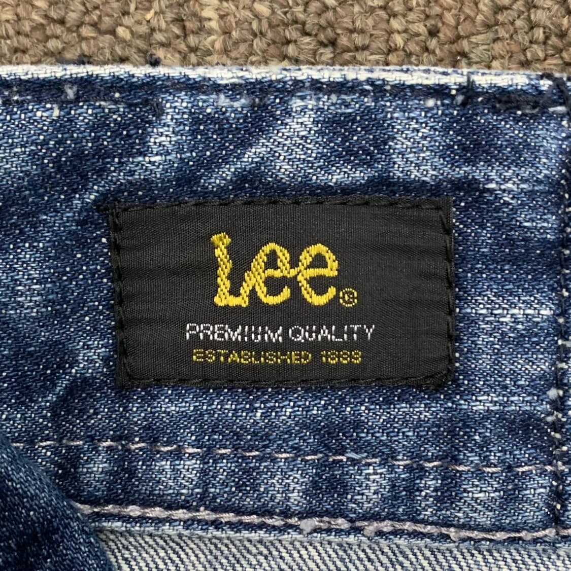 [37] LEE 와이드핏 징 비즈 디테일 데님팬츠 상품이미지6