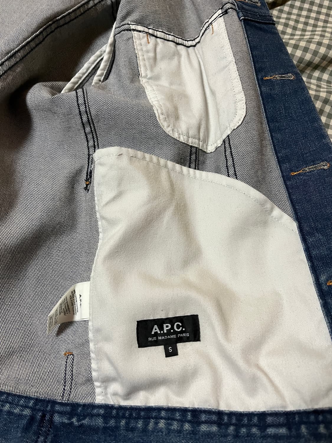 A.P.C 아페쎄 클래식 스트레치드 데님 자켓 상품이미지4