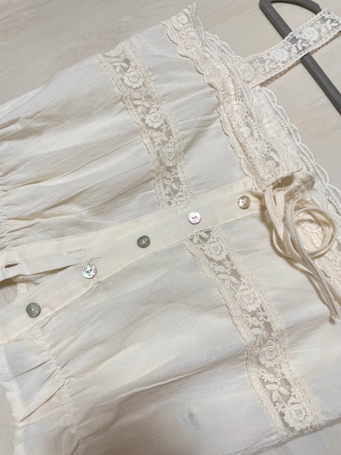 빈티지 나시블라우스 모리걸 히메갸루 상품이미지2