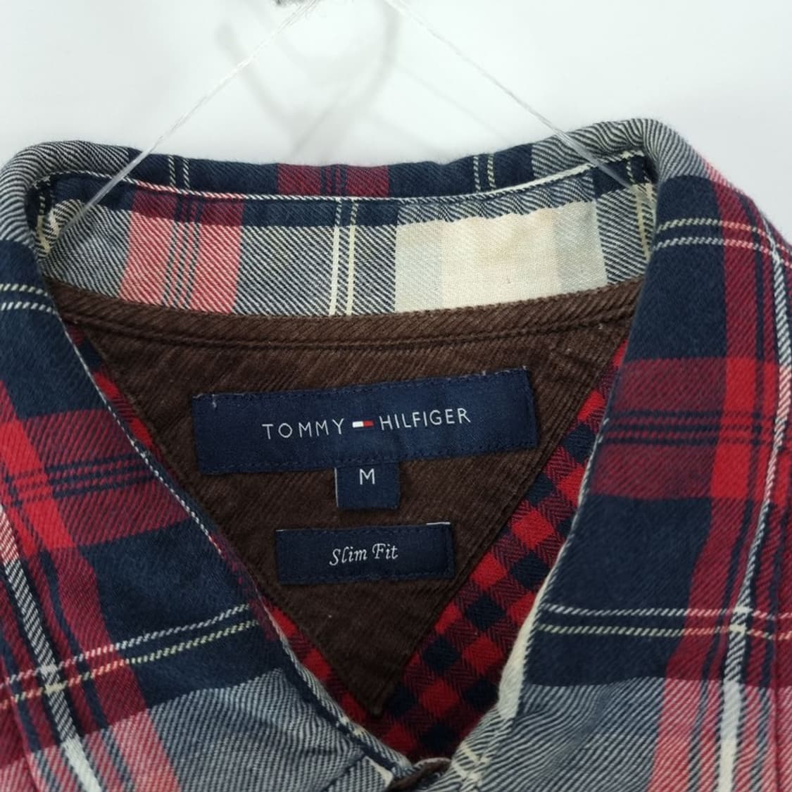 [타미힐피거] 로고 자수 빈티지 체크 셔츠 M19924 상품이미지9