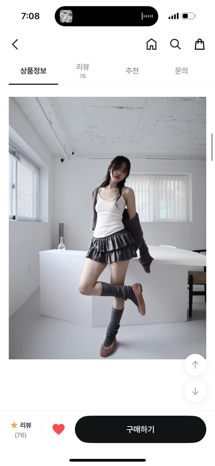 클라따 미니 레이스 슬리브리스 (블랙) 상품이미지8