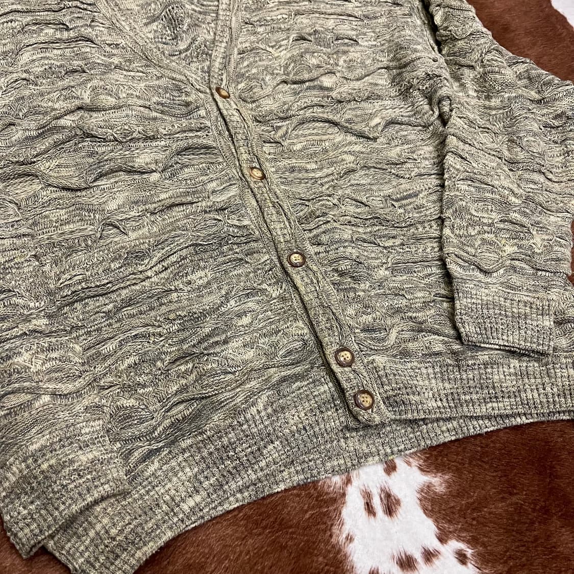 vintage cable cardigan 상품이미지3
