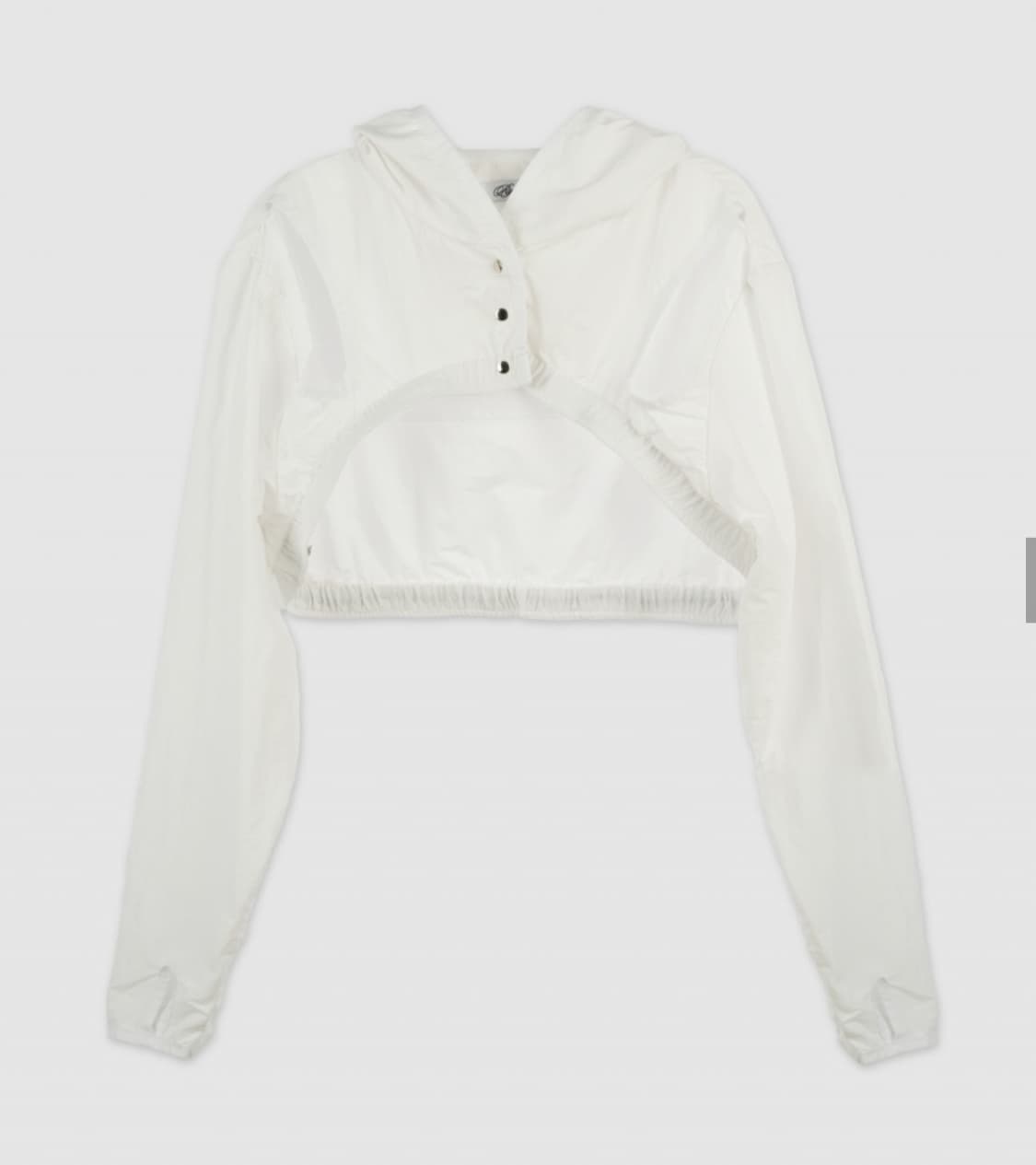 류영 컷아웃 후디 볼레로 상품이미지5