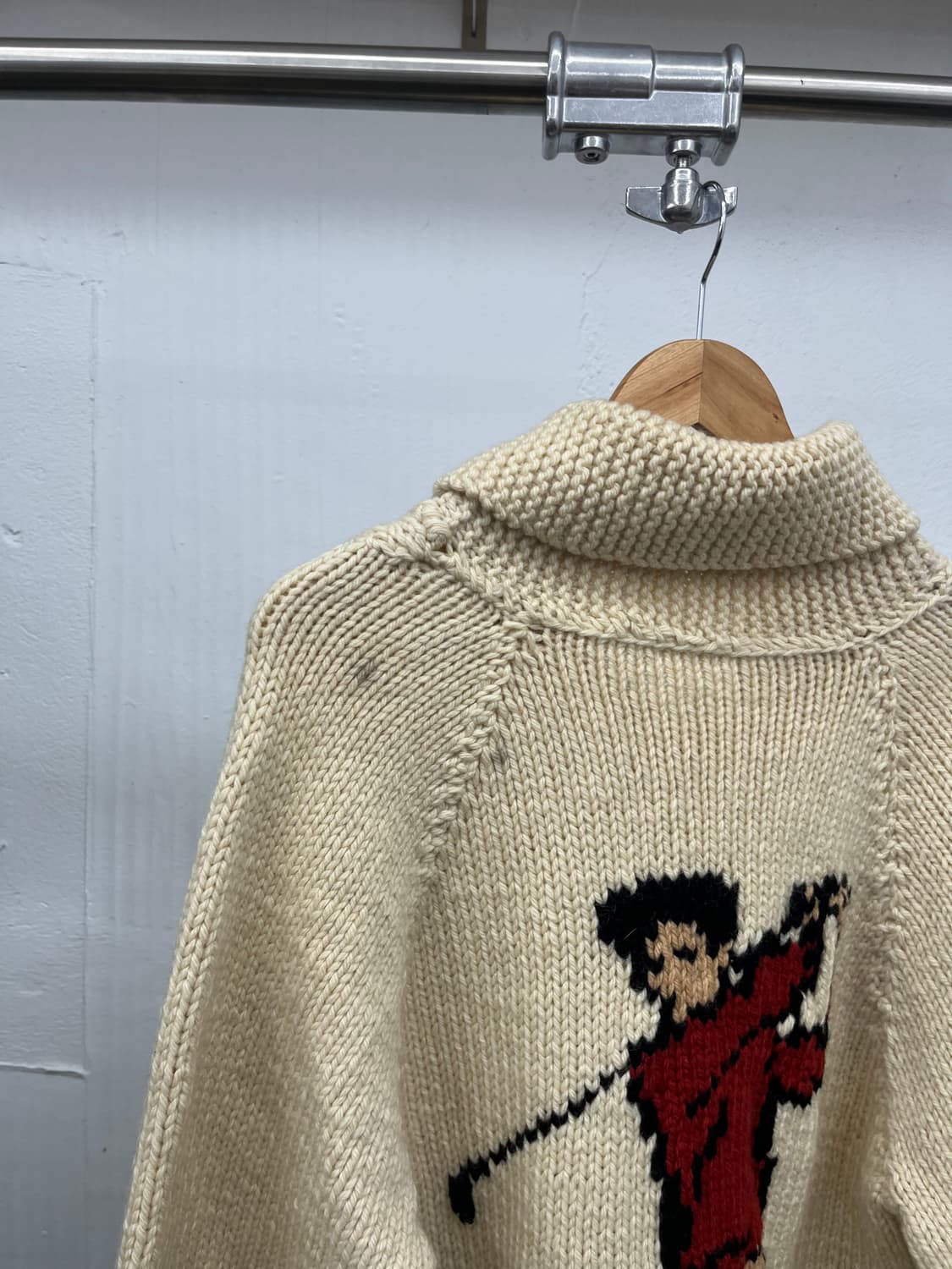 XL) 70~80s HEAVY WOOL COWHICHAN 상품이미지6