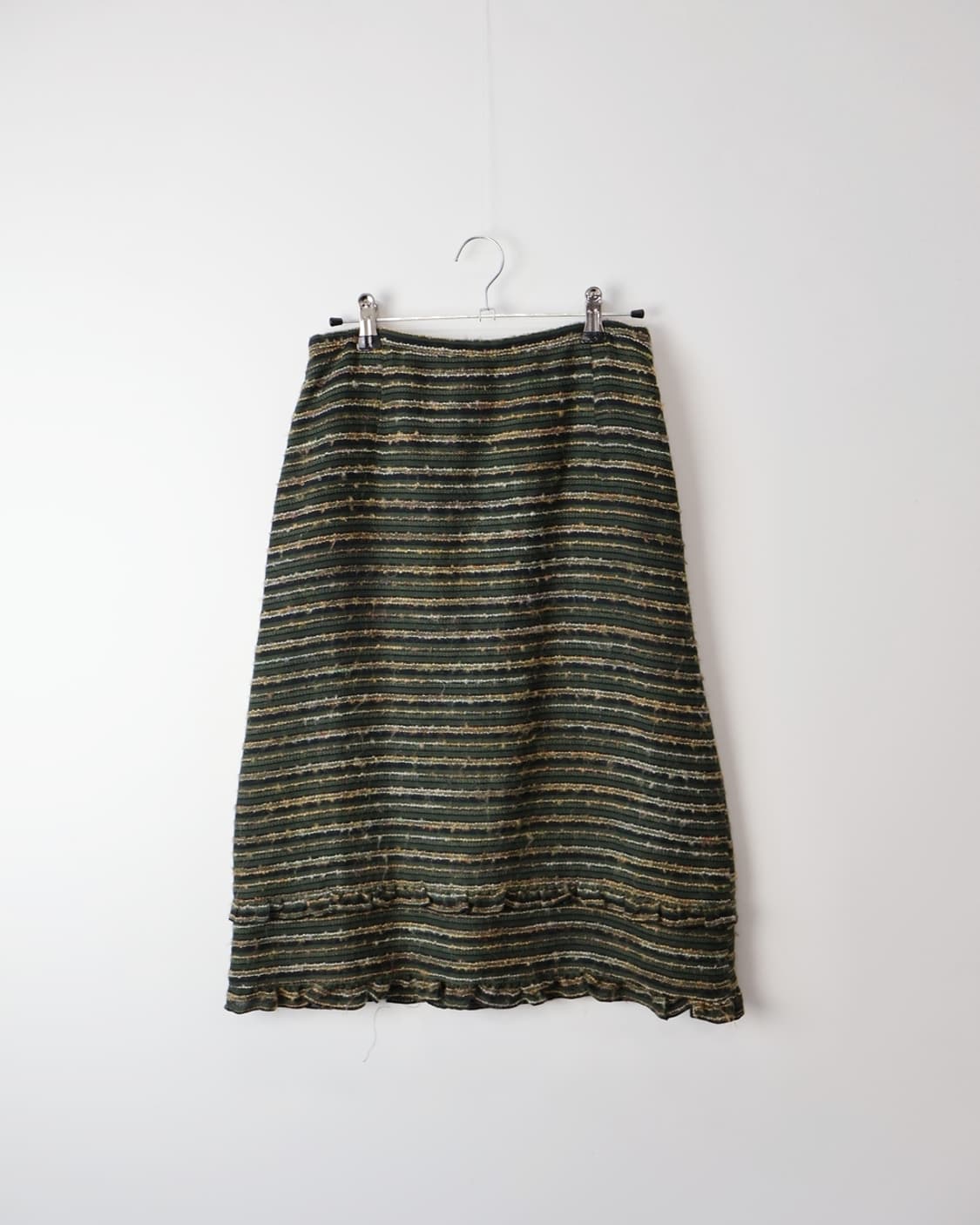 Trans Continents Wool Striped Midi Skirt 상품이미지5