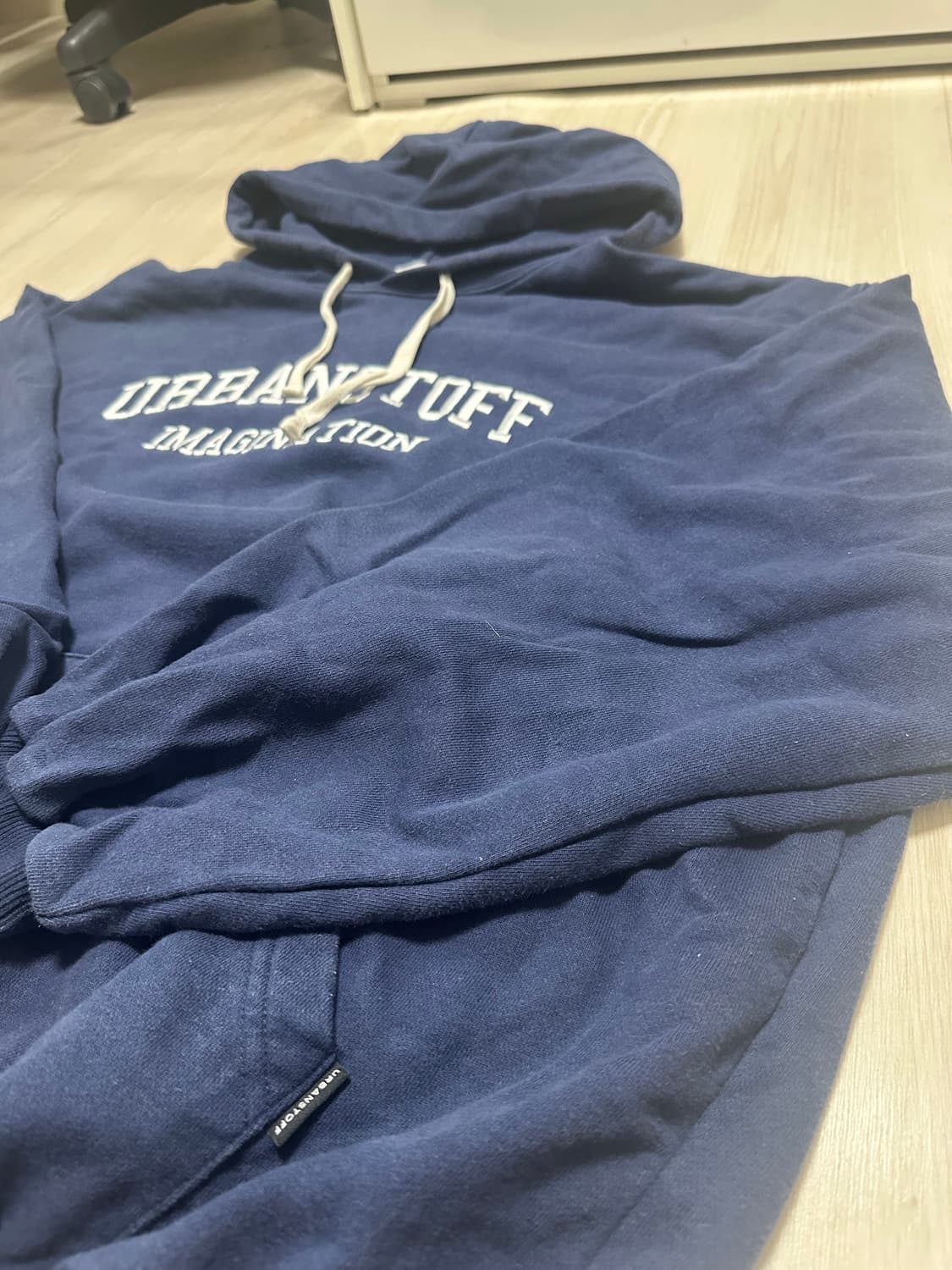 어반스터프 아크 로고 후디(네이비) L 상품이미지4