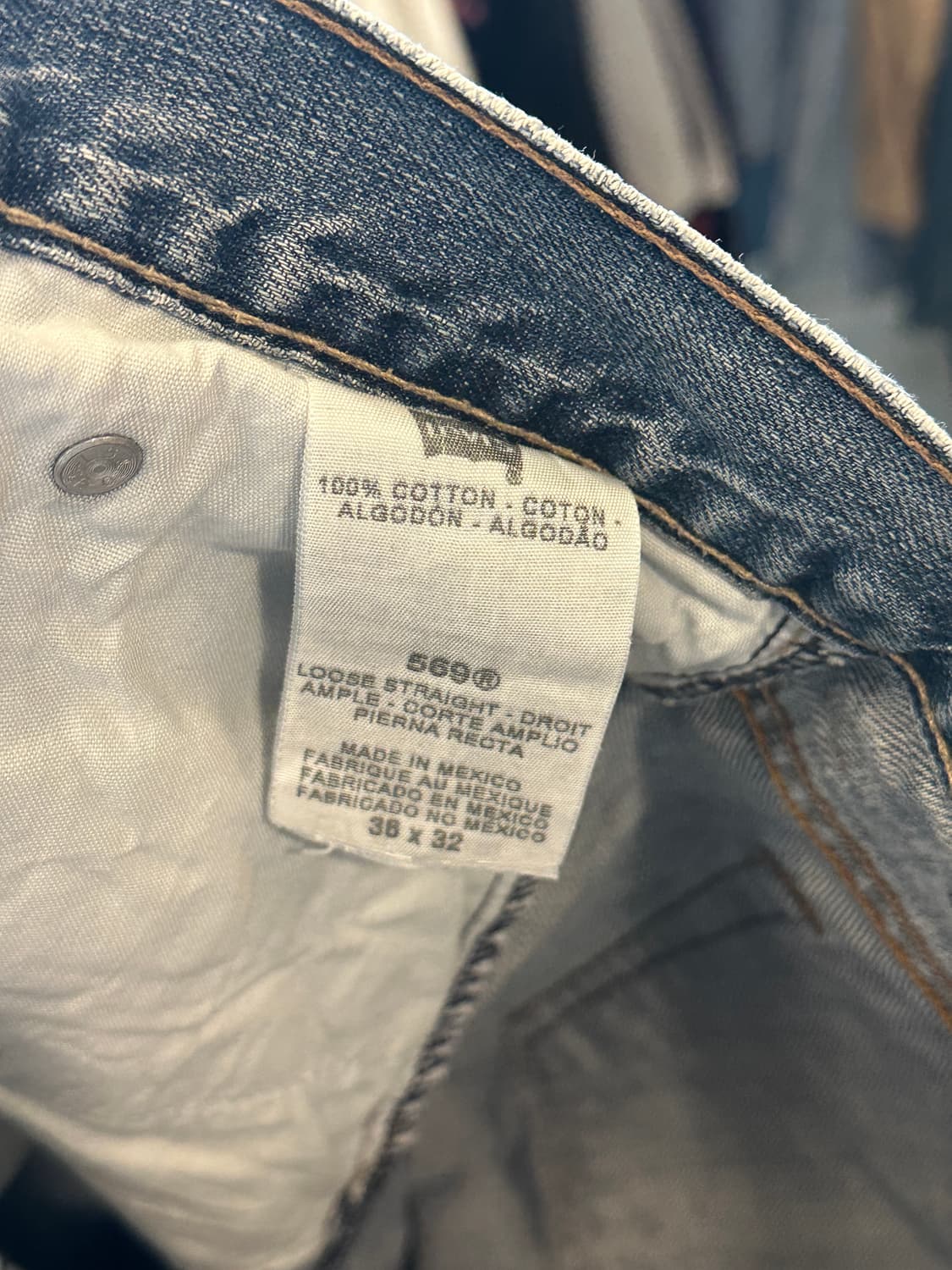 00s Levis 리바이스 569 W36 L32 상품이미지4