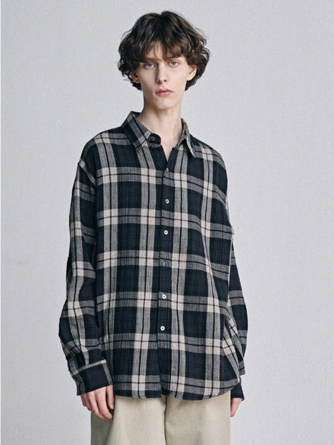 [1] 노운 체크셔츠 상품이미지3
